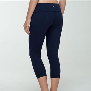 Lululemon Wonderunder Inkwell Crop iPlux